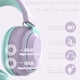 thumbnail image 4 of Auriculares para ni&ntilde;os, Bluetooth 5.3, inal&aacute;mbricos, 68 horas, volumen limitado, 85/96 dB, plegables con cable, micr&oacute;fono auxiliar para iPad, port&aacute;til, ni&a, 4 of 7