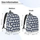 thumbnail image 2 of Disketp Cute Sheep With Star Mochila de Lona Estampada, Mochila Escolar de Viaje Ligera para Estudiantes y Portátil-Small, 2 of 5