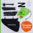 thumbnail image 5 of GreenSweep 3-in-1 Leaf Blower, Vacuum & Mulcher – 10 Amp Electric Garden Tool with 10-Gallon Collection Bag – Lightweight, Powerful & Easy to Use, 5 of 6