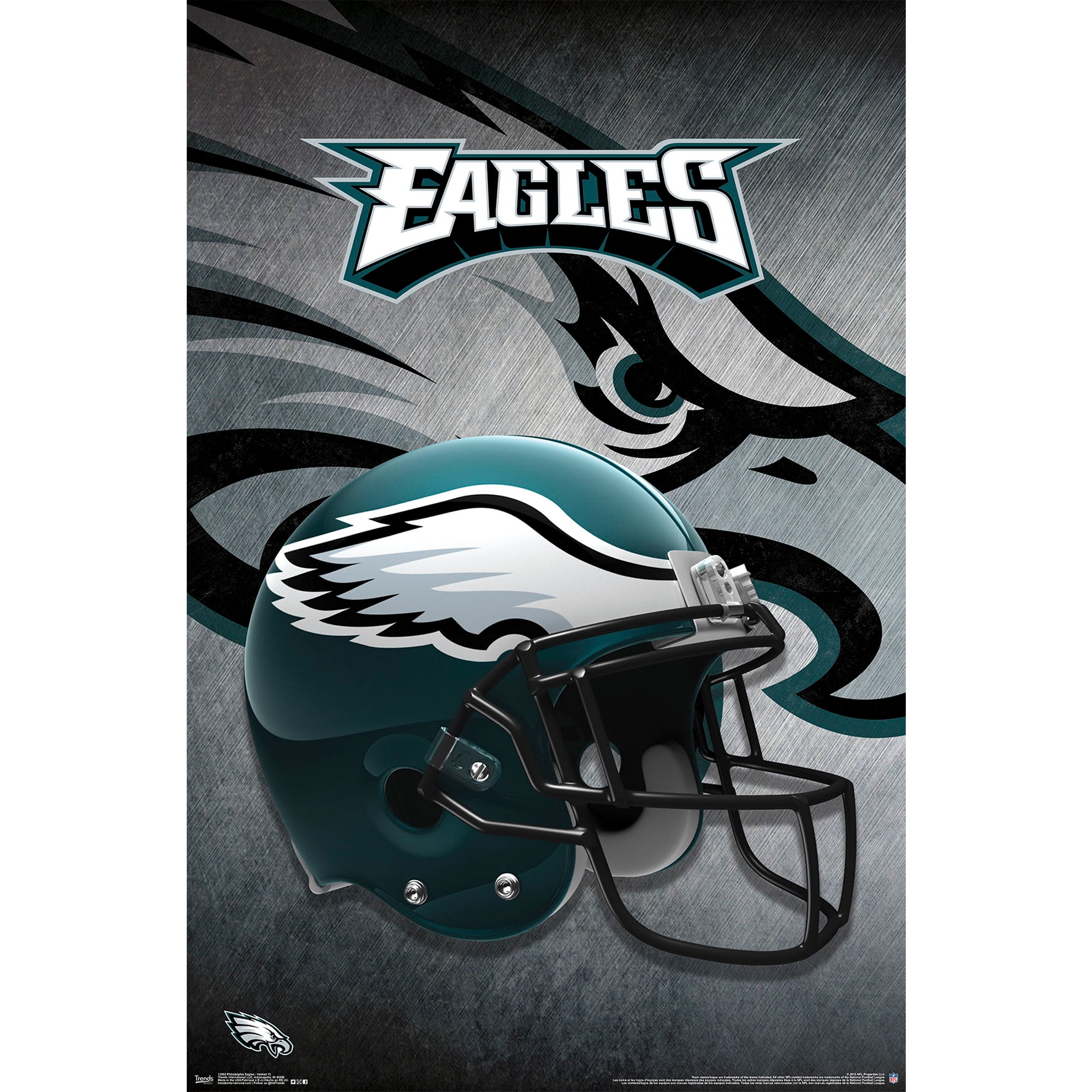 Philadelphia Eagles Helmet 22'' x 34'' Logo Poster