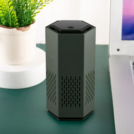 

Air Purifiers for Home USB Filter Cleaner Filters Pollen Smoke Dusts Pets Dander Odor Hair Ozone Free Quiet for Home Room Kitchen -Black