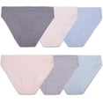 thumbnail image 1 of Ropa interior Fruit of the Loom Beyondsoft Bikini paquete de 6 para mujer, 1 of 5