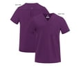 thumbnail image 5 of Adar Addition Scrubs For Men - Classic V-Neck Scrub Top - A6006 - Eggplant - XL, 5 of 7