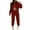 Red, variant on Womens Sweat Suits Two Piece Zipper Hoodie Long Sleeve Sweatshirt with Wide Leg Pants Lounge Fall Fashion Must Haves Sets for Women