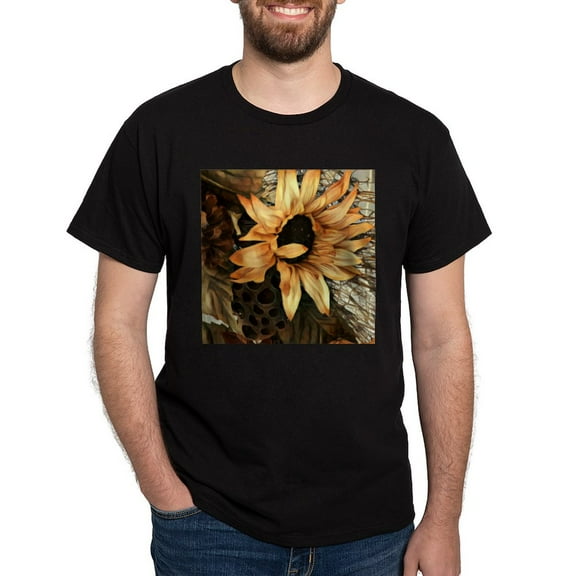 CafePress - Sunflower T Shirt - Men's Classic Graphic Cotton T-Shirt