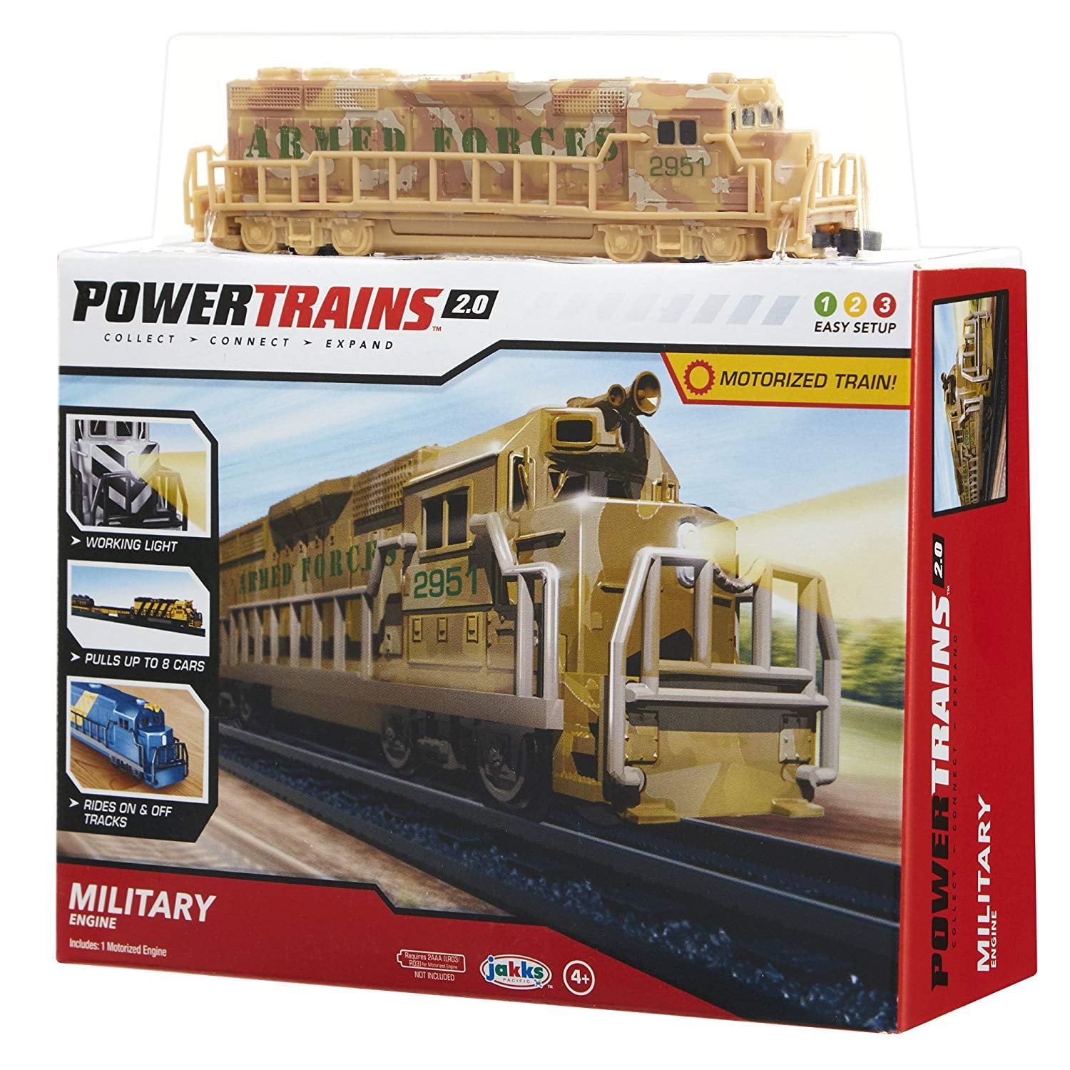 Toys Power Trains 2.0 Lot Of 2 Construction Engine & Car Pack Orange