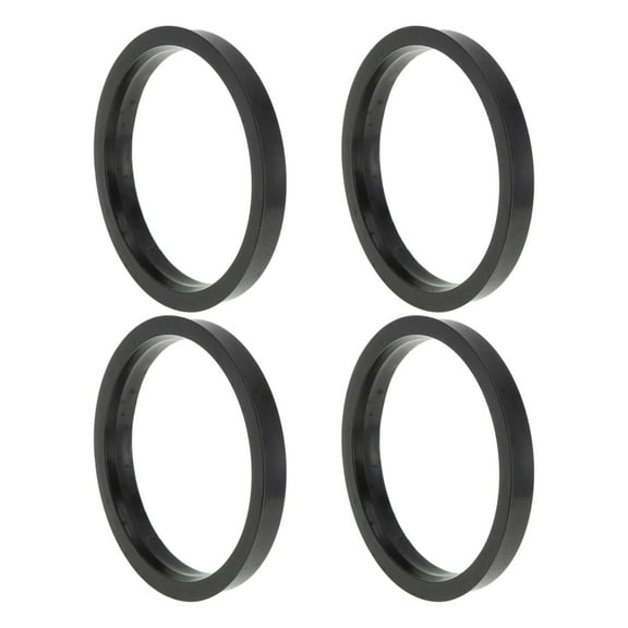 82.1mm to 70.6mm Car Wheel Hub Centric Rings Black Polycarbonate Wheels Center Shaft Shock Absorbing Hubrings 4 Pcs
