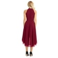 thumbnail image 4 of MSemis Woman's Chiffon Wedding Bridesmaid Dress Evening Party Prom Gown, 4 of 4