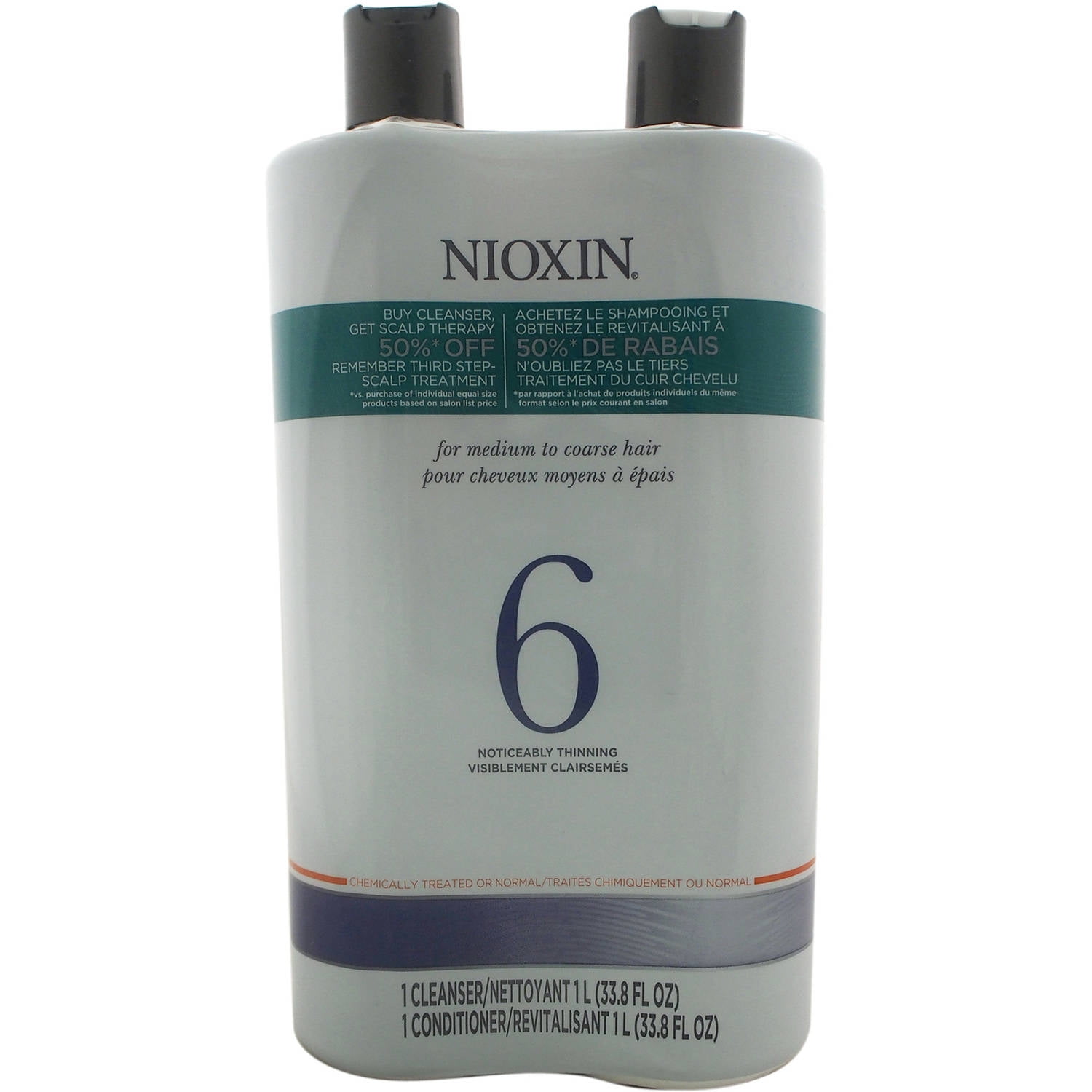 Nioxin Nioxin System 6 Cleanser & Scalp Therapy Conditioner Duo