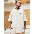 thumbnail image 4 of Camiseta holgada informal de manga corta para hombre, Top de algodón de media manga con estampado, talla grande 8XL, estilo Hip Hop, novedad de verano, 4 of 5