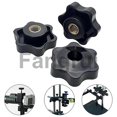 thumbnail image 5 of For Plumblossom Hand Tightening Rubberhead Nuts Thumb Nuts M8 Black, 5 of 5