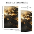thumbnail image 5 of Zufioo Luxurious Gold Flow Print Switch Wall Plate, Dustproof and Heat-resistant Decorative Wall Switch Cover, Suitable for Residential and Commercial Areas-Mid-size, 5 of 8