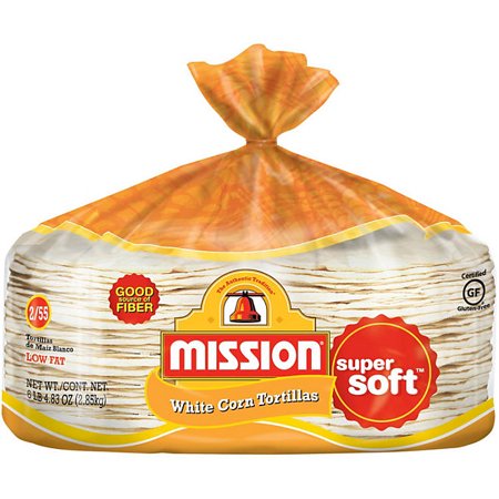 mission white corn tortillas