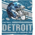 thumbnail image 4 of Detroit Football Fans Flannel Blanket Gifts for Men Women Football Team Lovers Throw Blanket 60''''x50'''', 4 of 6