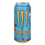 (24 Cans) Juice Monster Mango Loco, Energy + Juice, 16 fl oz