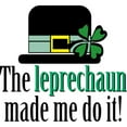 thumbnail image 3 of CafePress - Leprechaun Made Me Women's Light Pajamas - Women's Short Sleeve Print T-Shirt and Pants Light Cotton Pajama Set, 3 of 7