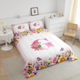 thumbnail image 4 of Erosebridal Monogrammed Bedding Twin Comforter Set,Personalized Initial Down Comforter,Letter Decoration,Reversible,Lightweight,2-Piece, 4 of 8