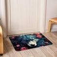 thumbnail image 6 of Wolf Non-Slip Polyester Door Mat Floor Mats Bath Rugs Machine Washable, 6 of 6