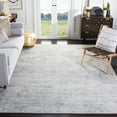 SAFAVIEH Brentwood Alaia Abstract Area Rug, 8' x 8' Square, Ivory/Grey