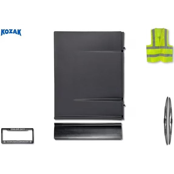 Rear Step Fairing Panel w/ Stripe for Right Passenger Side Compatible with Freightliner Cascadia 2008-2017