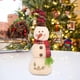 thumbnail image 4 of Muñeco de Blanco de Navidad Colgando de Colección con Bufanda con Capucha Figuras de Felpa para Habitación de Niños Chimenea Ventana D , 15cmx13cmx35cm Gloria Figura de muñeca, 4 of 8