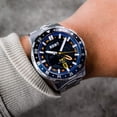 thumbnail image 5 of Globemaster GMT Automatic Mission Blue, 5 of 7
