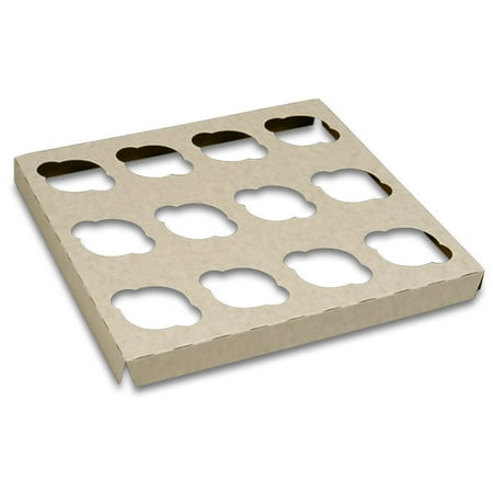 Matte White 12 Mini Cupcake Inserts 9 7 8 X Matte White 12 Mini Cupcake Inserts 9 7 8 X