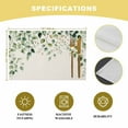 thumbnail image 7 of Placemat Green Eucalyptus Leaf Placemats for Dining Table Linen Sole Washable Table Mats for Party Kitchen Dining Decoration, 7 of 7