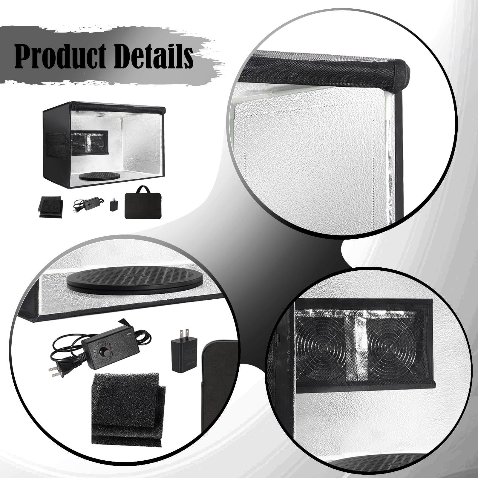 GUOOL Airbrush Spray Booth Portable US Plug Water Resistant Accessories Windproof Airbrush Paint Booth Paint Tent for Garage Crafts