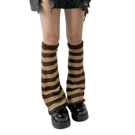 

AMILIEe Lolita Leg Warmers Women Japanese Style Student Kawaii Gothic Knit Cute Long Socks