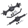 thumbnail image 4 of Almencla Front and Rear Axle Set RC Car Axles Replace Parts Front Rear Bridge Metal Front Rear Axle Assembly Set for 1/18 Scale Model, 4 of 8