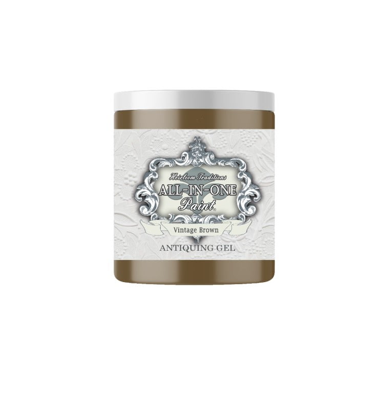Heirloom Traditions Antiquing Gel, Vintage Brown (Brown), 16 Fl Oz