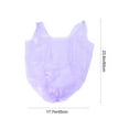 thumbnail image 4 of EeaseCA 5 Rolls Portable Garbage Rubbish Trash Bags With Handle for Home Office Kitchen (Purple), 4 of 7