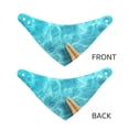 thumbnail image 3 of Naloa Starfish And Seashell On The Beach 1 Dog Bandana Large and Small-Dog Scarf Bib Handkerchief Accessories for Dogs and Cats(S-L)-Small, 3 of 5