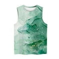thumbnail image 3 of Jewelreauty Casual Tank Tops for Women Sleeveless High Neck Print Tunic Shirts Summer Loose Going Out Tee (5XL, Green), 3 of 4