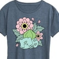 thumbnail image 3 of Pokémon - Bulba Flowers - Women's Short Sleeve Graphic T-Shirt, 3 of 5