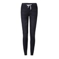 thumbnail image 2 of hirigin Womens Solid Color Elastic Waist Jeans Pencil Denim Stretch Pants Skinny Drawstring Joggers Trousers, 2 of 3