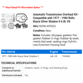 thumbnail image 2 of Automatic Transmission Overhaul Kit - Compatible with 1977 - 1980 Rolls-Royce Silver Shadow II 6.8L V8 1978 1979, 2 of 2