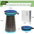 thumbnail image 2 of 2025 Upgraded XXL Collapsible Stool with Cushion 19.7",1000lbs Max Weight,Wider & Taller Pop Up Seat, Heavy Duty Portable Retractable Folding Chair or Travel Foot Rest for Camping & Outdoors, 2 of 15