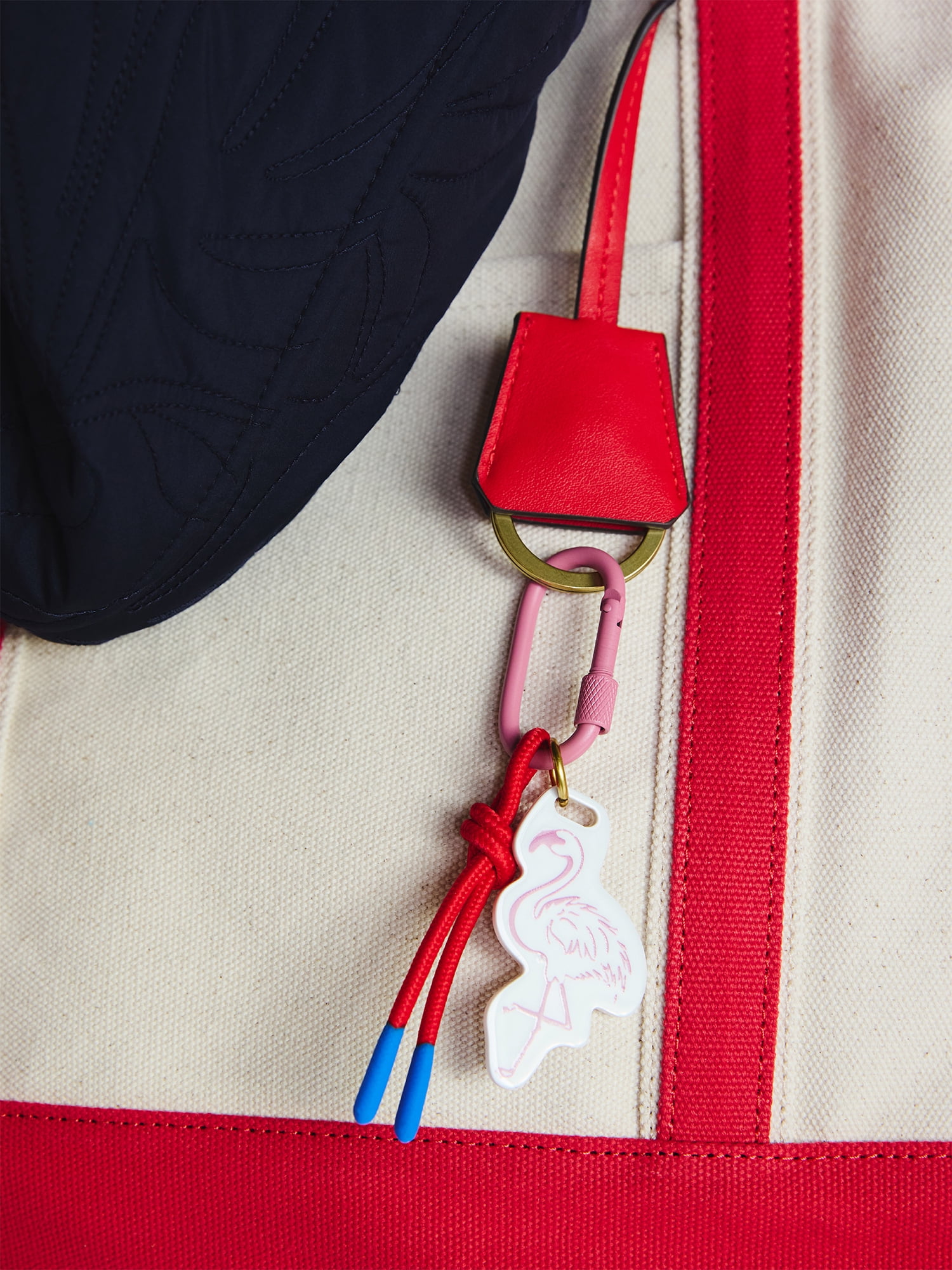 Free Assembly Women's Flamingo Handbag Charm