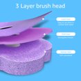 thumbnail image 3 of Wall Mount Toilet Bowl Cleaner Kit With Lengthened Handle Auto Lid Opening Toilet Brush Cleaning Kit 360 Degree Cleaning Toilet Brush Pad Kit for Bathroom Cleaning, 3 of 9