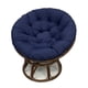 thumbnail image 5 of Cojín para Silla de Huevo Colgante Perfecl Azul Oscuro 60 cm x 60 cm, 5 of 7