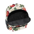 thumbnail image 6 of FORMRS Kids School Backpack with Front Zippered Pocket 12" Student Travel Daypack, Apples Flower Pattern, 6 of 6