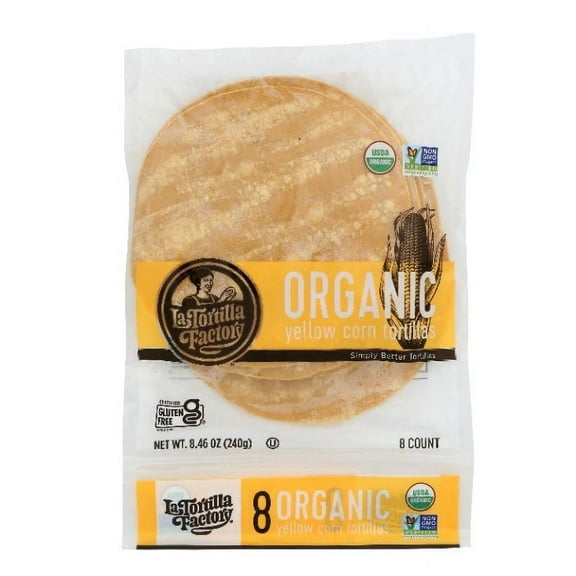 LA TORTILLA FACTORY TORTILLA CORN YLLW 8CT OR 8.46 OZ - Pack of 10