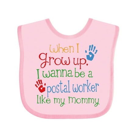 

Inktastic Postal Worker Like Mommy Gift Baby Boy or Baby Girl Bib