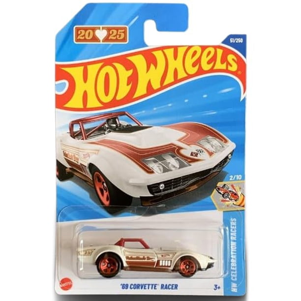 Corvette Racer 69 de Hot Wheels fundido a presión, escala 1:64