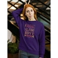 thumbnail image 2 of Official Candy Tester Sweatshirt Women -Image by Shutterstock, Female 3X-Large, 2 of 4