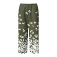 thumbnail image 4 of 2DXuixsh Womens Solid Color Pocket Straight Tube Loose Stretch Yoga Pants Color Contrast Solid Cropped Pants Ag Size L, 4 of 5