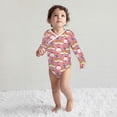 thumbnail image 4 of Xecao Cartoon Chicken Print Baby unisex-baby Cotton Long-sleeve Bodysuits-3 Months, 4 of 6