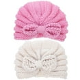thumbnail image 1 of OULII 2 Pcs Bonnet Turban en Laine pour Tout-Petits pour Noël Nouvel An, 1 of 8